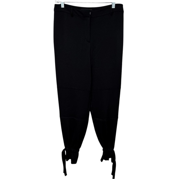 BCBGMaxAzria Black Jogger Pants with adjustable hem size S - Picture 1 of 12